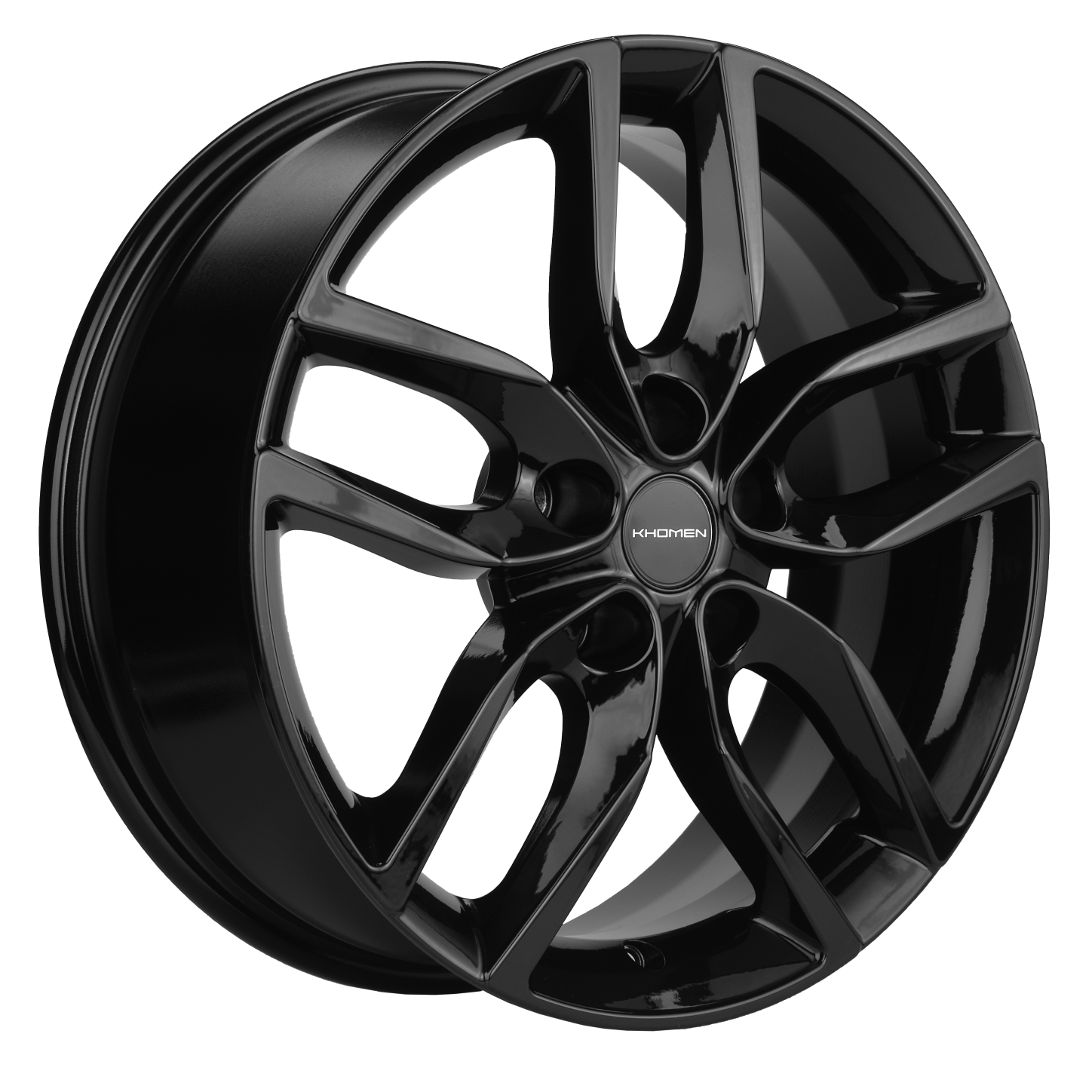 Диски Khomen Wheels KHW1708 6.5x17/5x108 D65.1 ET43 KHOMEN-WHEELS-BLACK