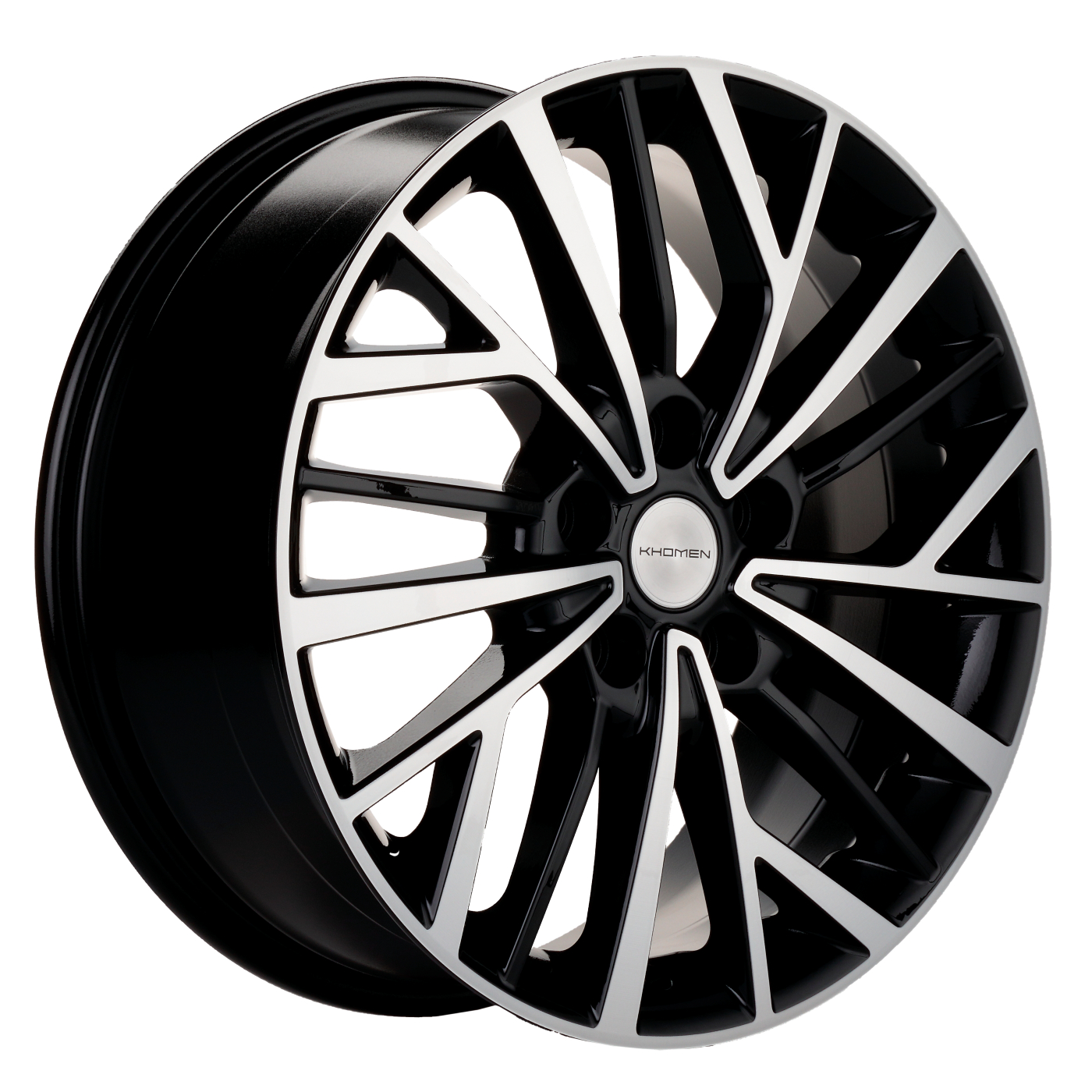 Диски Khomen Wheels KHW1717 7x17/5x110 D67.1 ET40 KHOMEN-WHEELS-BLACK-FP